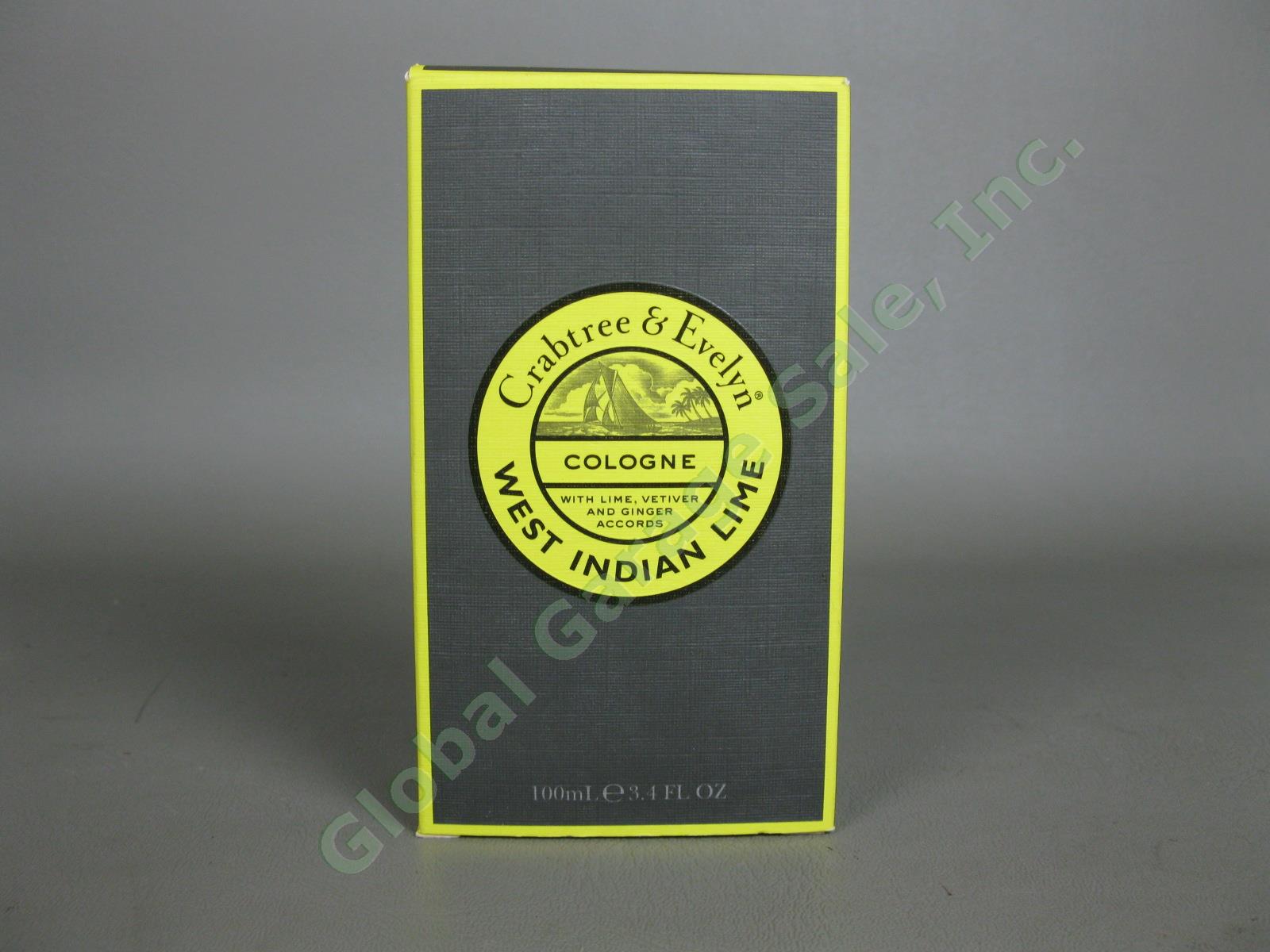 NEW Crabtree & Evelyn West Indian Lime Cologne 3.4oz/100mL Fragrance Spray NR 3