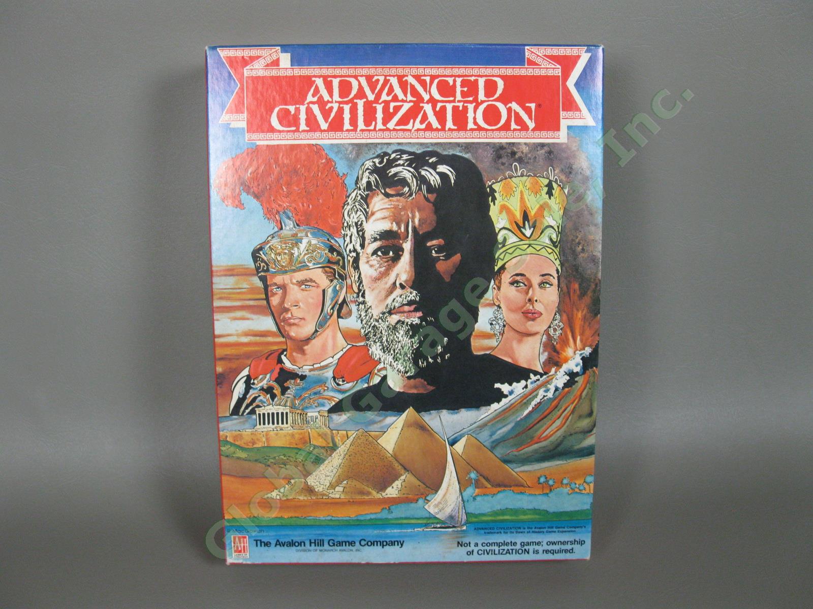 Advanced Civilization Original Game + Expansion of Heroic Age #8372 Avalon Hill