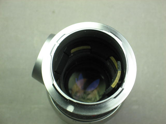 Leica Leitz Wetzlar Elmar M 135mm f4 Chrome Lens W/Caps 6