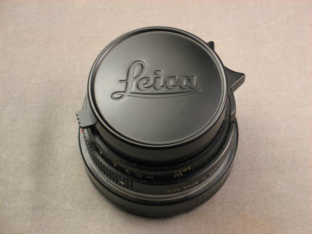 Leica Leitz Summicron M 35mm f2 Lens W/ Shade Black NR 2