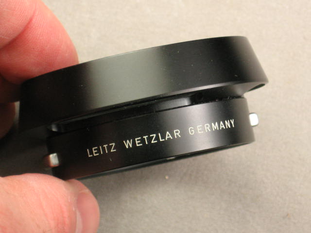 Leica Leitz Summicron M 35mm f2 Lens W/ Shade Black NR 6