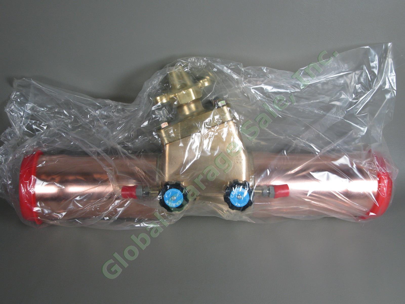 NOS Carten UHP Ultra High Purity 4 1/4" Butt Weld Copper Tube Valve 300014-57