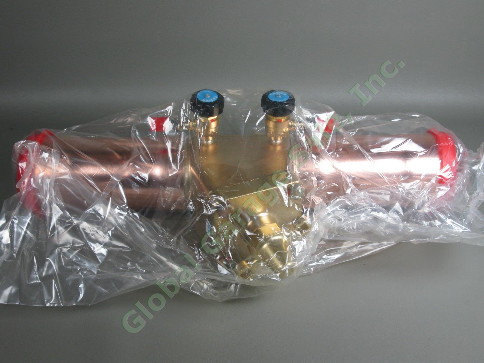 NOS Carten UHP Ultra High Purity 4 1/4" Butt Weld Copper Tube Valve 300014-57 2