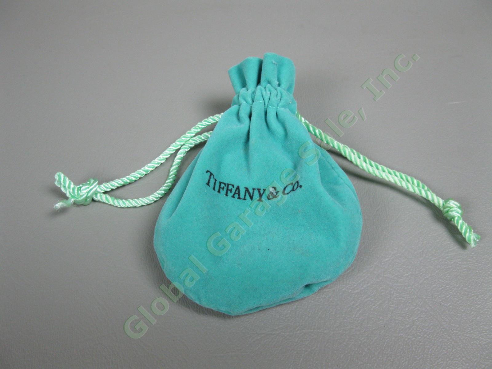Tiffany & Co Sterling Silver Heart Pendant 13" Chain Link Bracelet 75.7 Grams NR 3