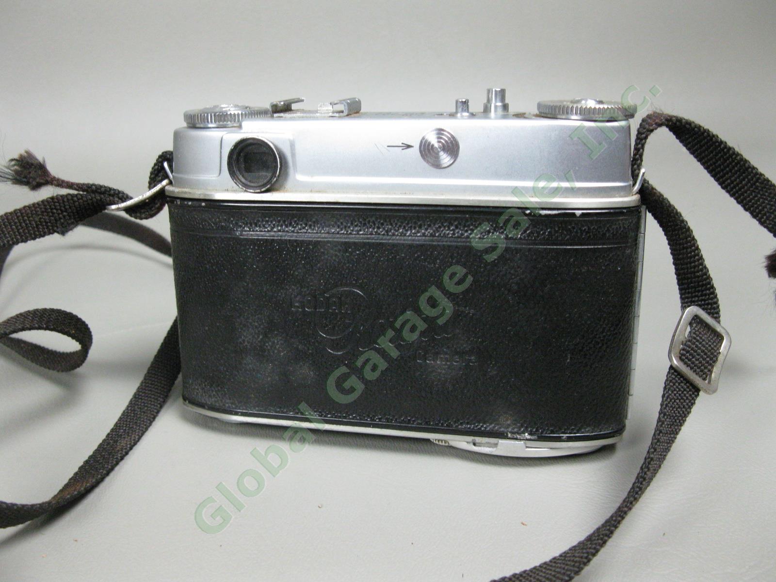 Vintage Kodak Retina IIIc Flashholder Camera + Extra Lens & Flashbulbs For Parts 2