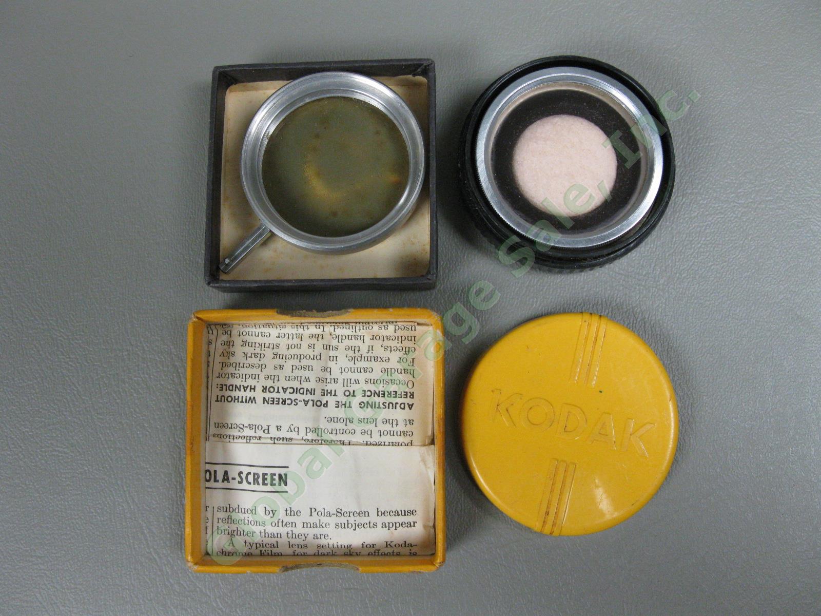 Vintage Kodak Retina IIIc Flashholder Camera + Extra Lens & Flashbulbs For Parts 11