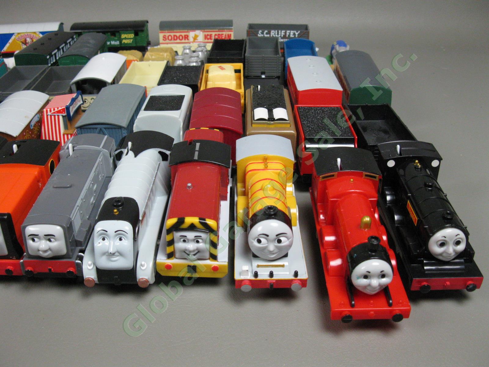 60 Thomas the Train Engine Motorized Engines + Boxcars + Accessories Lot Gullane 2