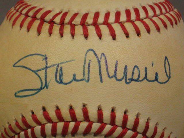 Stan Musial Bob Gibson Hand Signed Baseballs Cardinals 2