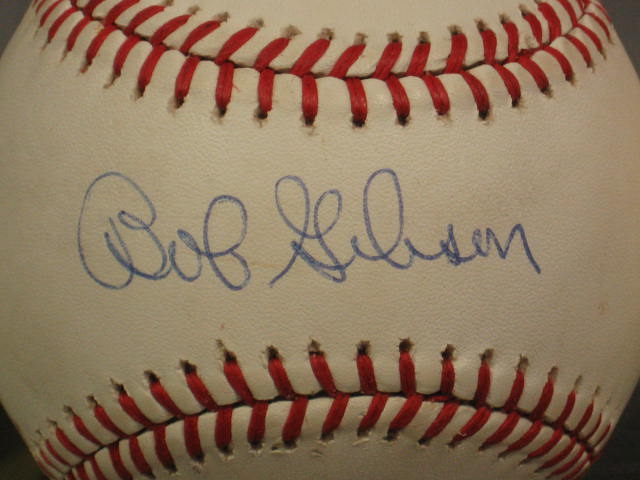 Stan Musial Bob Gibson Hand Signed Baseballs Cardinals 5
