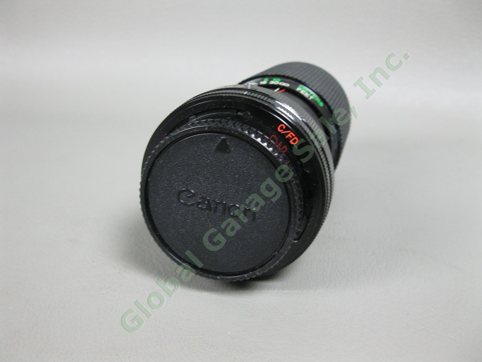 Canon A-1 Camera 35mm Film SLR F1.8 Lens 50mm & 70-210mm Zoom Lens Vivitar Flash 9