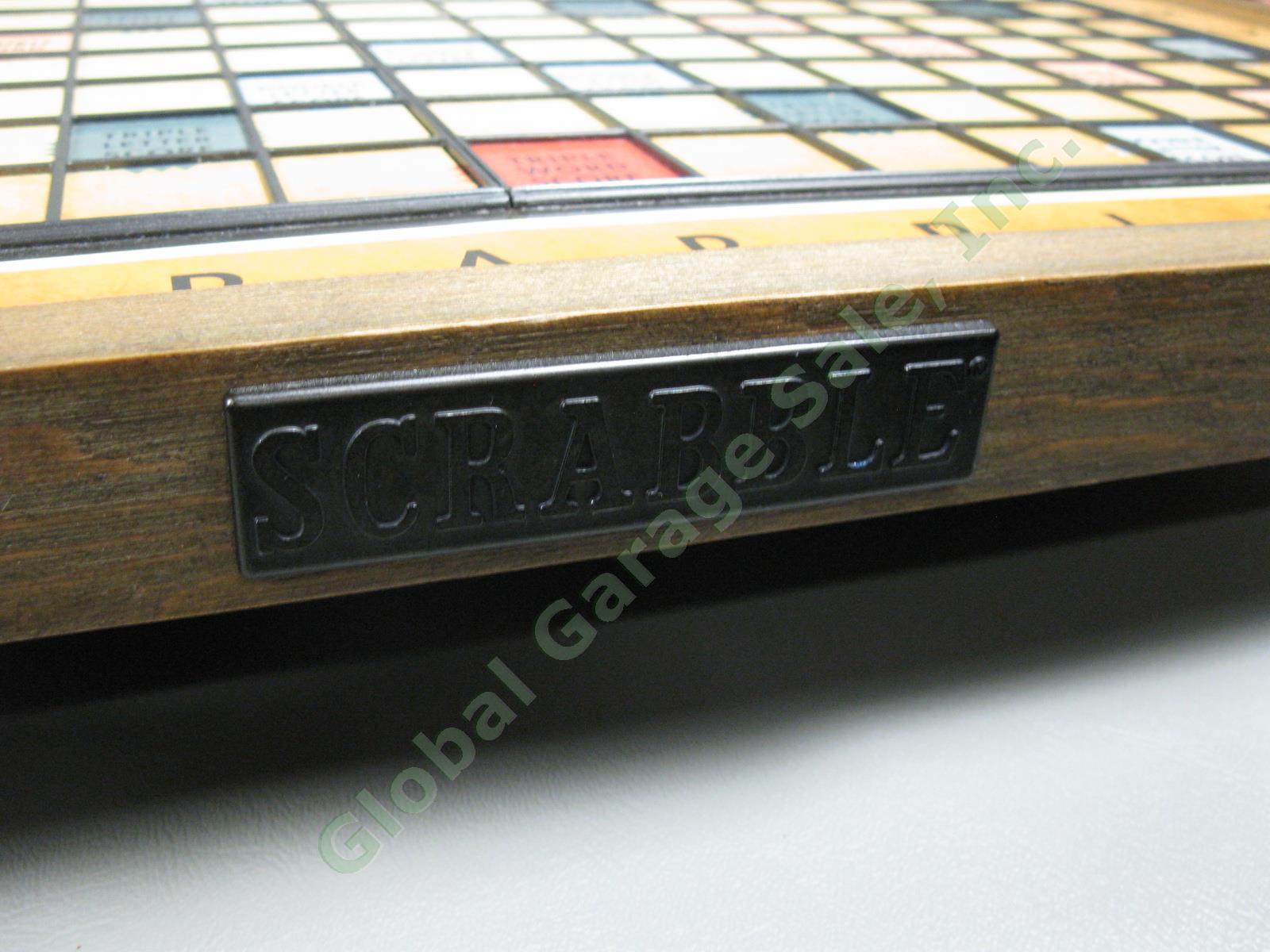 EXTRA LARGE Restoration Hardware Deluxe Vintage Rotating Scrabble Board Mint NR 2