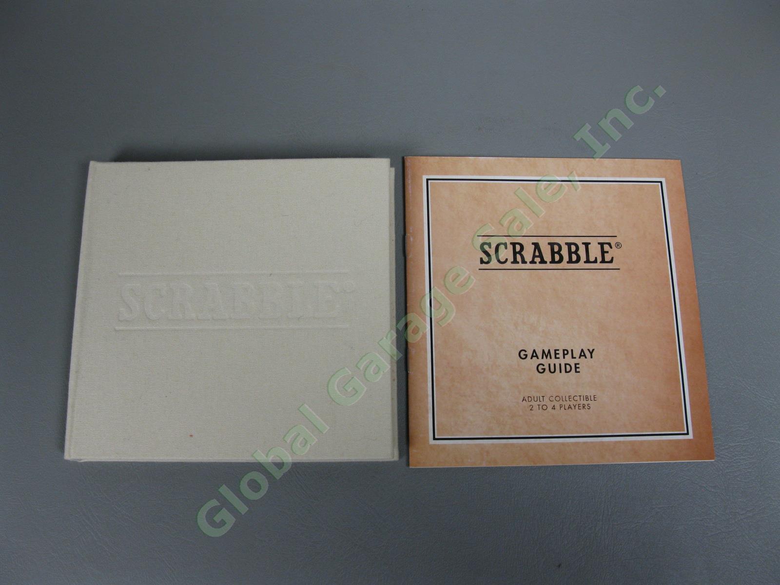 EXTRA LARGE Restoration Hardware Deluxe Vintage Rotating Scrabble Board Mint NR 12