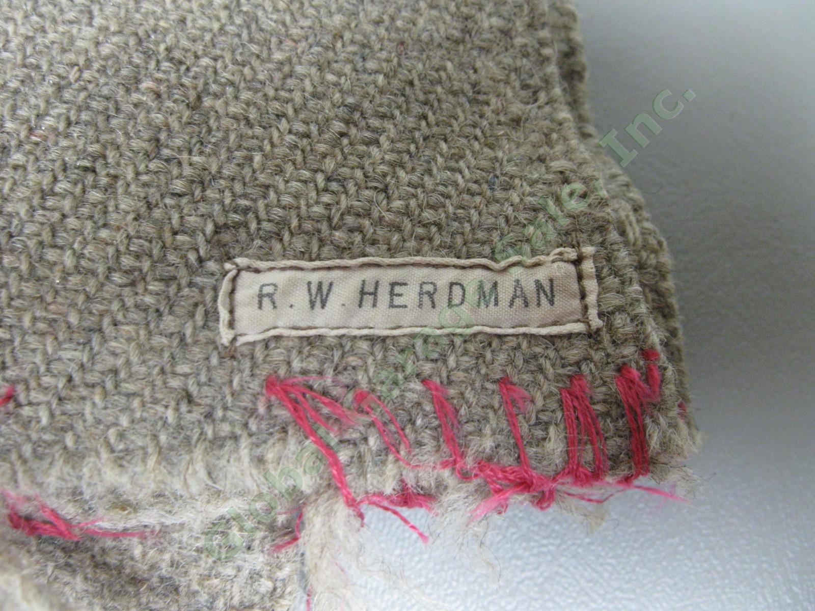 Vintage WWII German Navy Reichsmarine Military Wool Blanket 75" x 50" 4