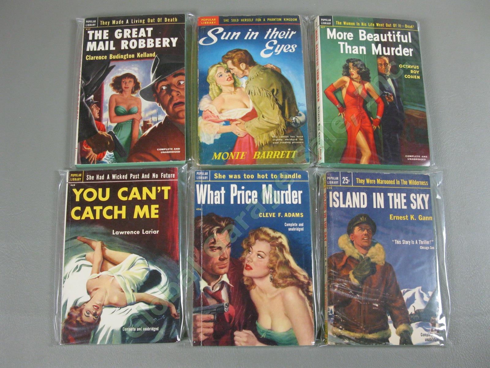 67 Vintage 1940s 50s Sleaze Pulp Fiction Erotica Adult Nightstand Book Lot Avon+ 9