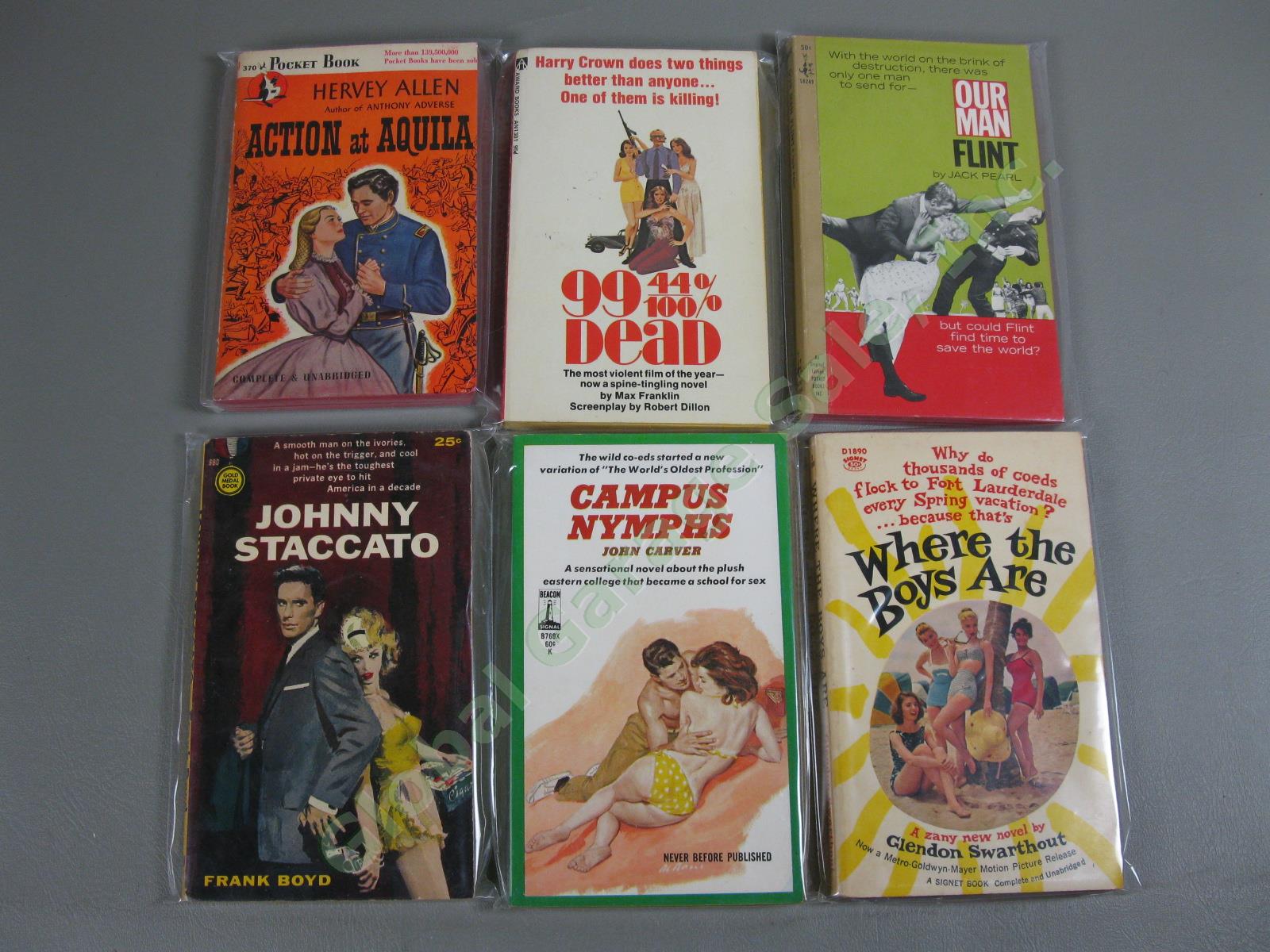 67 Vintage 1940s 50s Sleaze Pulp Fiction Erotica Adult Nightstand Book Lot Avon+ 11