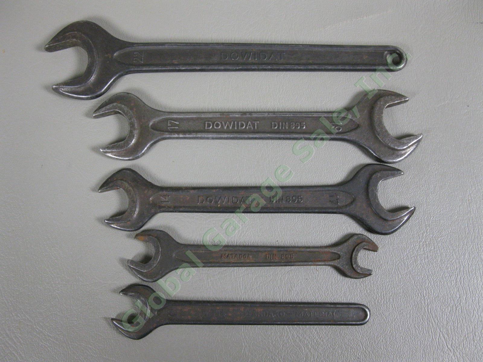 Vintage OEM Mercedes Benz 1951 350S Factory 14-Pc Tool Kit Dowidat Canvas 1950s 6