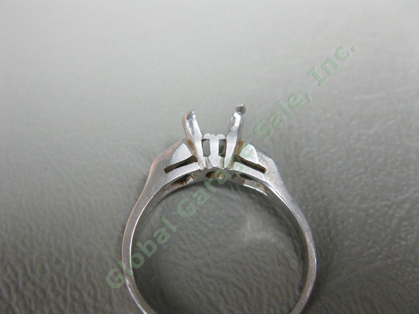 Vintage Platinum Diamond Size 7 Wedding/Engagement Band Ring 4.4 Grams NO RES! 5