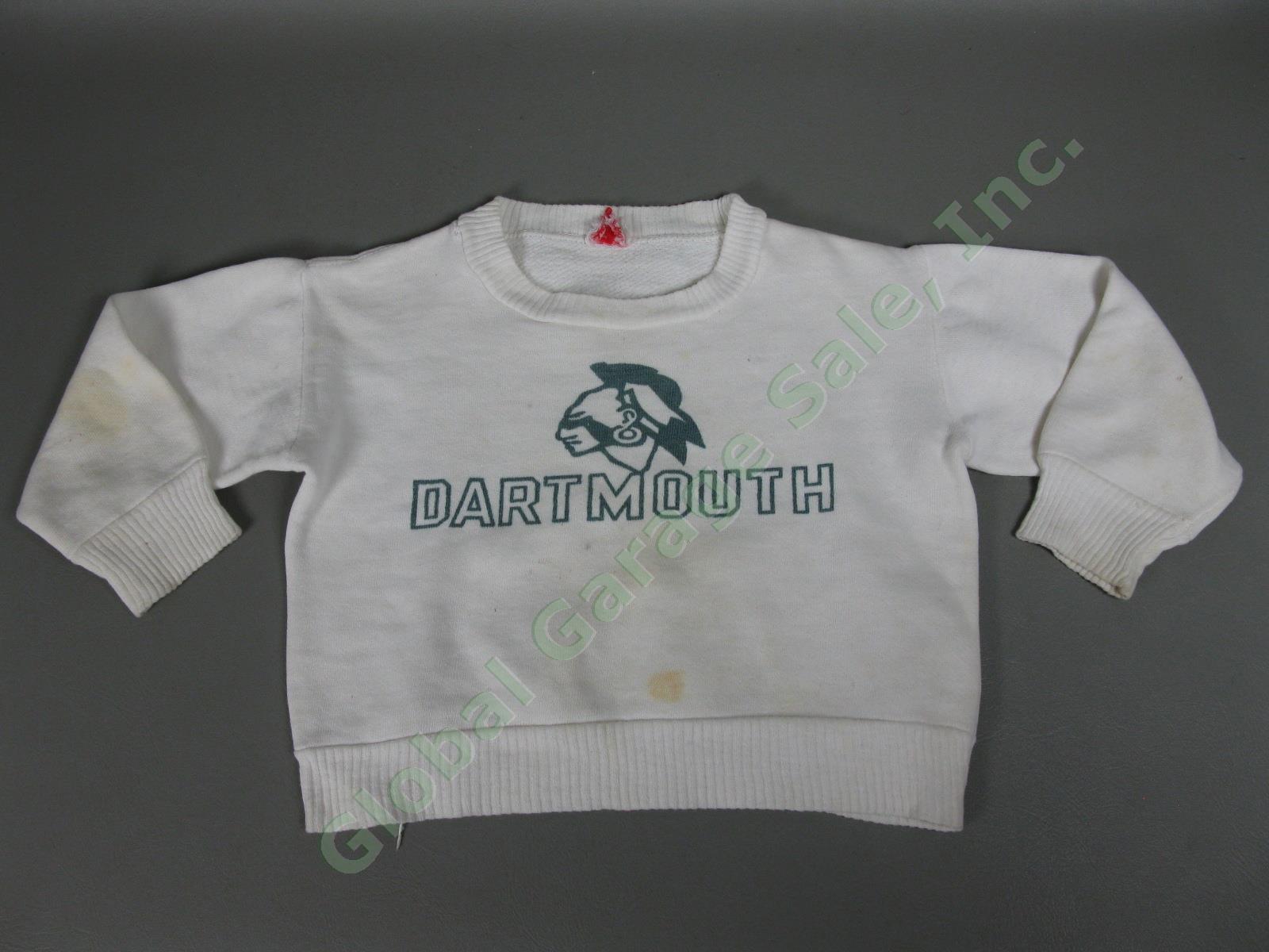 4 Vintage Dartmouth Kids Sweatshirt Sweater Lot Hanover NH Indian Mascot Logo NR 4