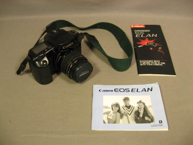 Canon EOS Elan 35mm SLR Film Camera Body W/35-80mm Lens