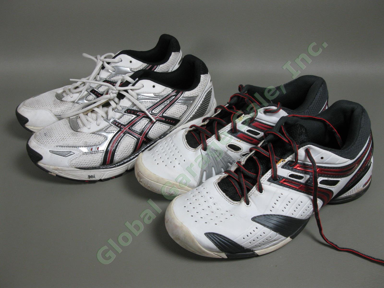 10 Pairs Mens Sneaker Shoe Lot New Balance Under Armour Asics Brooks Size 8.5-11 7