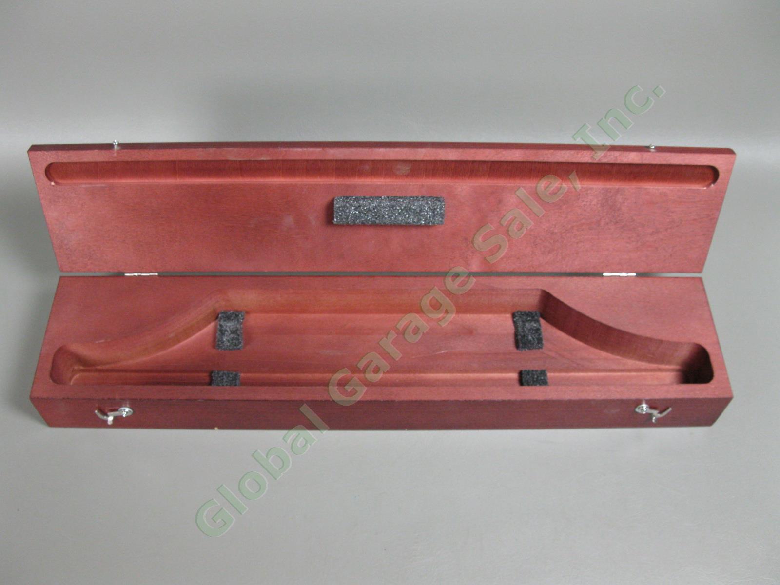 Starrett 98Z-18 Machinist Level Master Precision 18" Inch Wood Tool Box Case Set 8