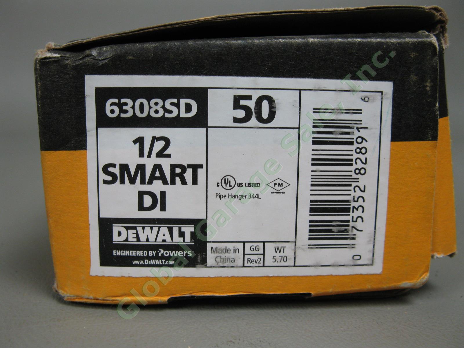 LOT of 150 NEW DeWalt Smart DI Drop in Anchor 100 3/8" 6306SD 50 1/2" 6306SD NR 5