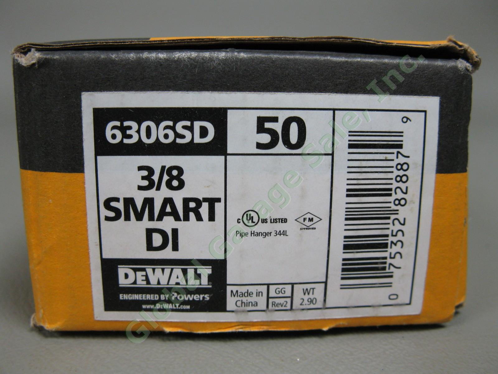 LOT of 150 NEW DeWalt Smart DI Drop in Anchor 100 3/8" 6306SD 50 1/2" 6306SD NR 10
