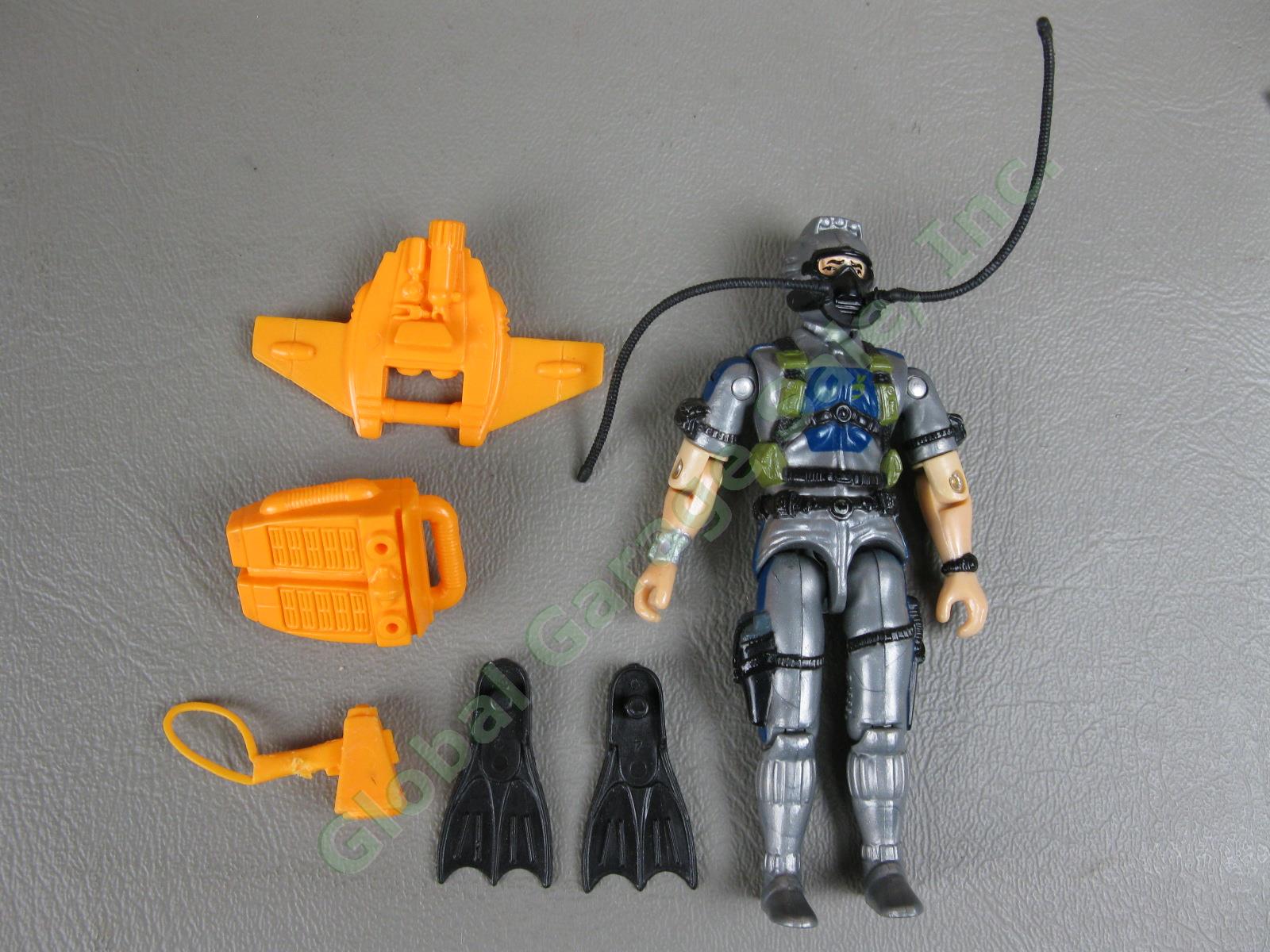 100% COMPLETE 1986 GI Joe Special Mission Brazil Wetsuit SEAL Diver Filecard NR 1