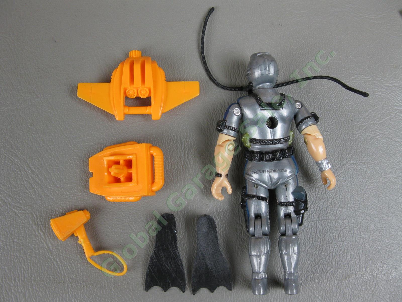 100% COMPLETE 1986 GI Joe Special Mission Brazil Wetsuit SEAL Diver Filecard NR 2