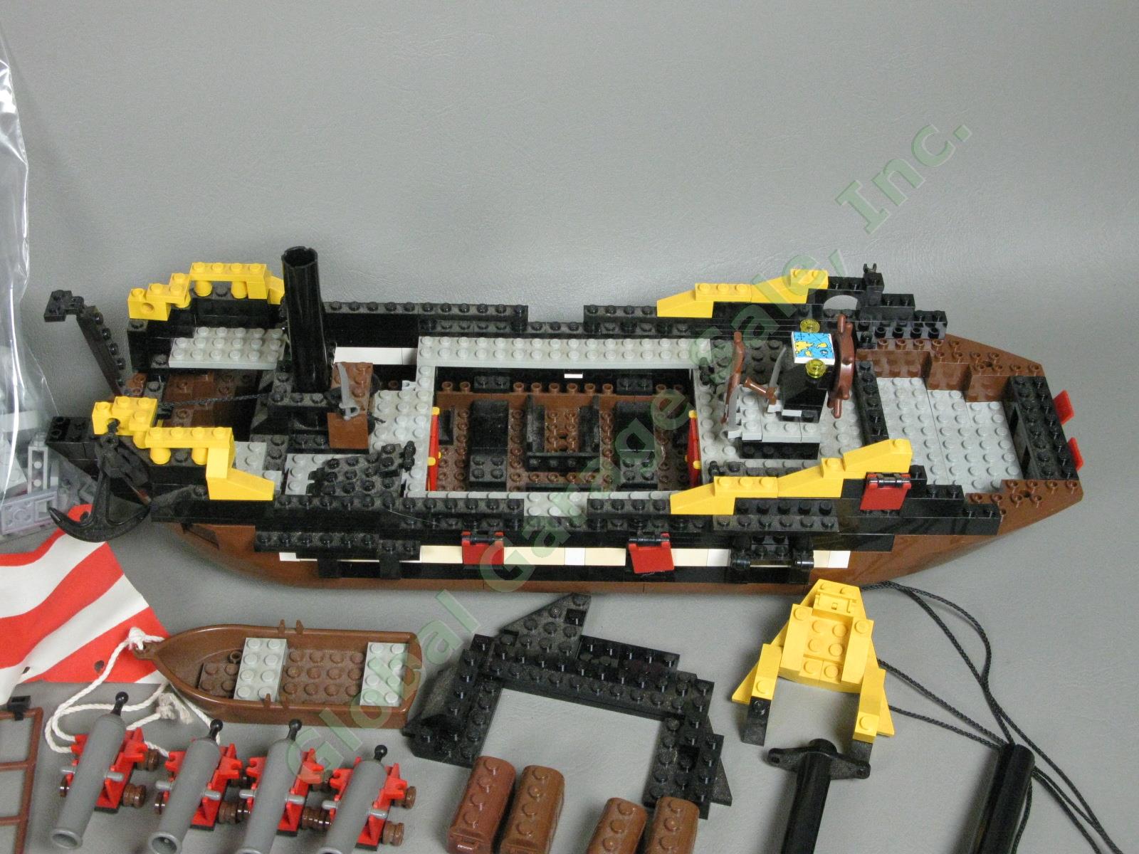 Rare Lego Giant Pirate Ship Set #6285 Black Seas Barracuda Boat + Minifigures NR 1