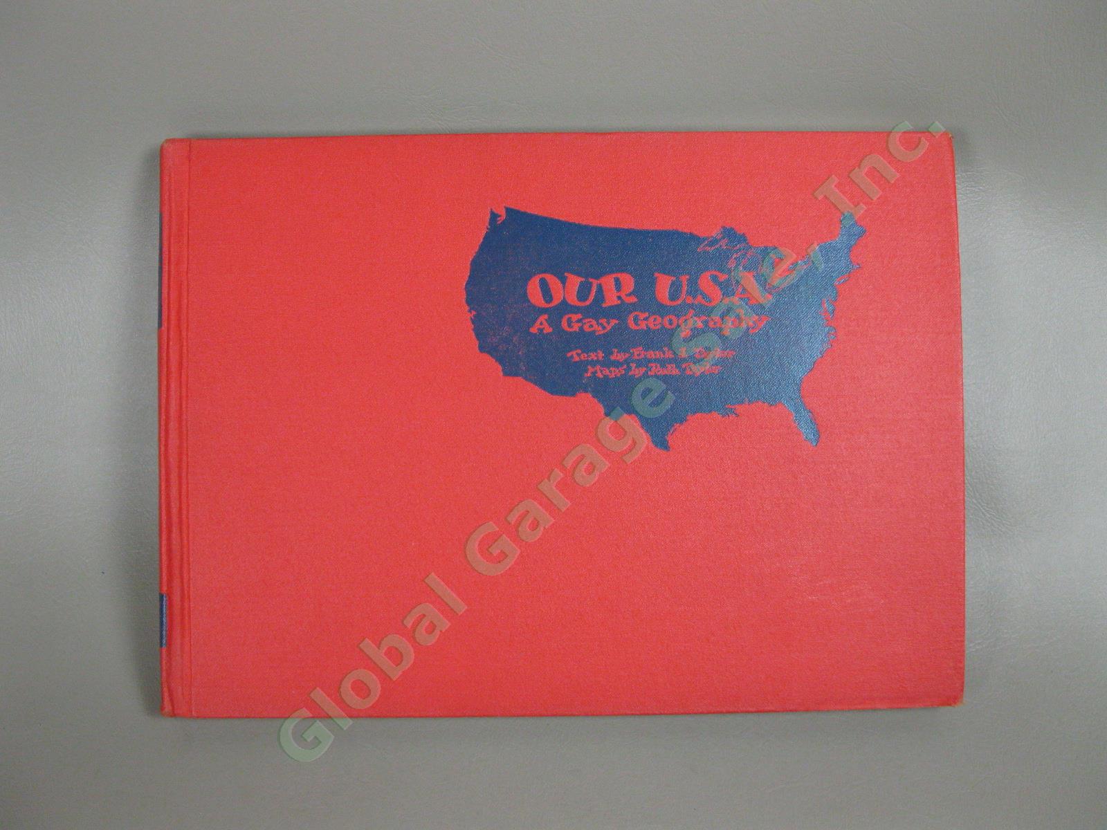 Our USA Gay Geography 1st Edition Frank J Taylor Hardcover Illustrated Map Book