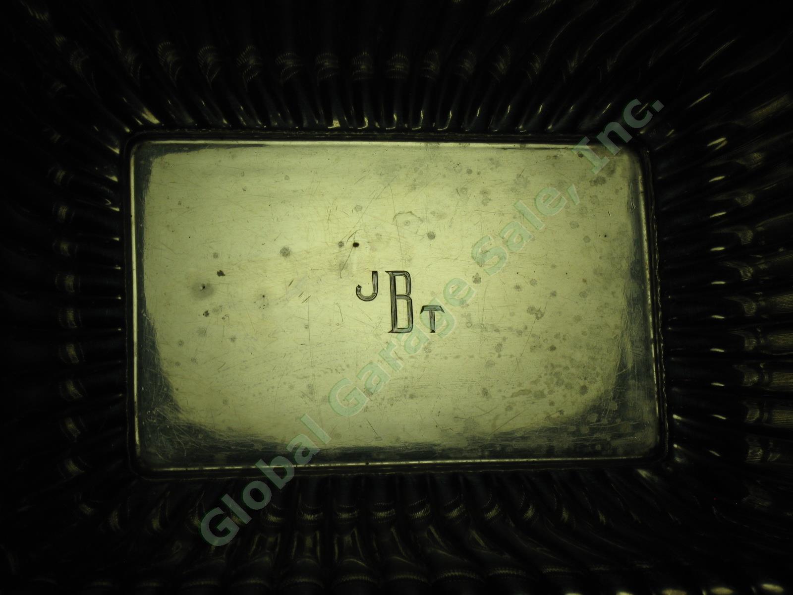 Vintage Reed + Barton Trajan X303F Sterling Silver 9"x6.5 Rectangular Bowl 12 Oz 2