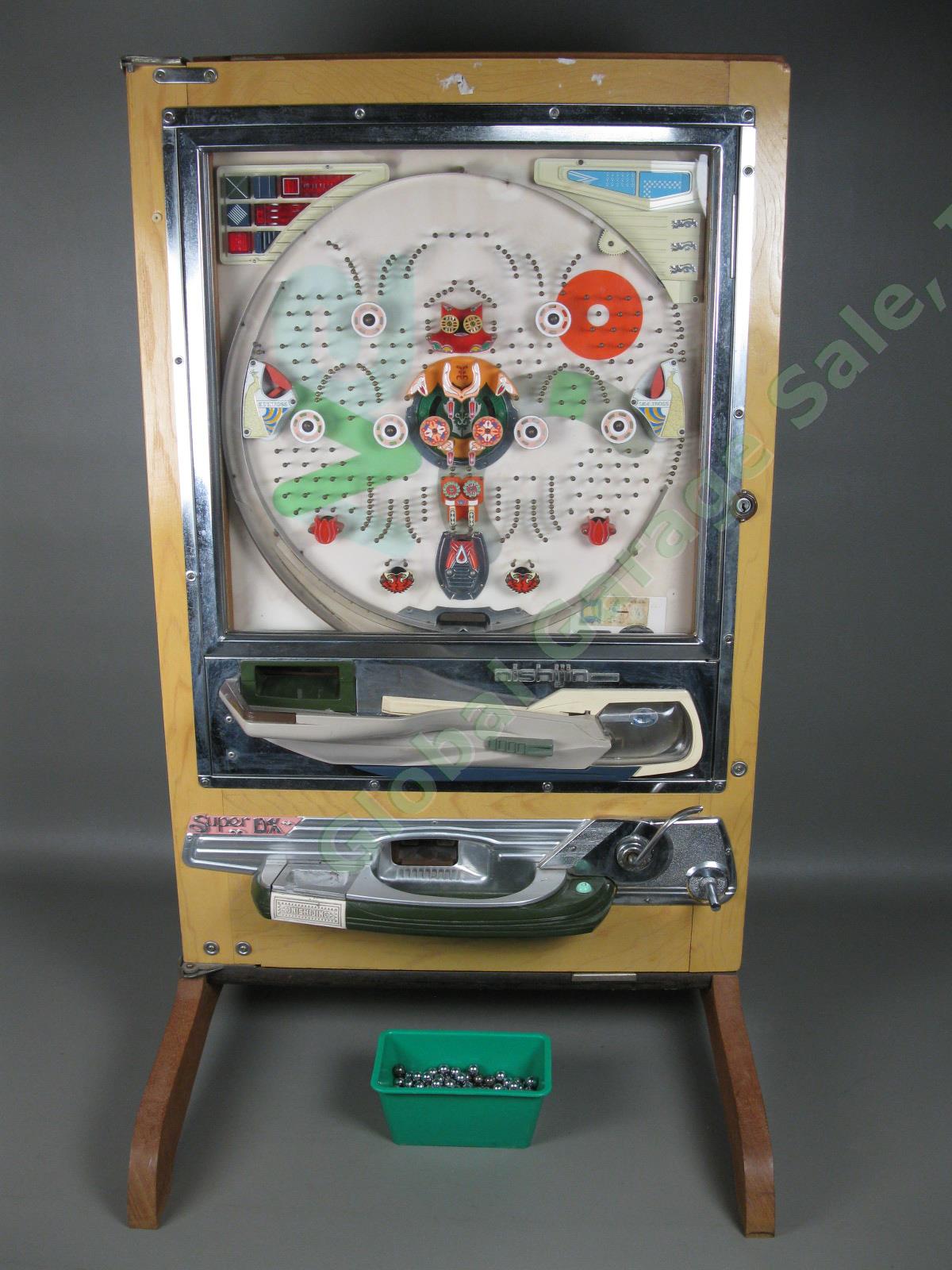 Vintage Nishijin Shiroi Kamome Super DX Pachinko Machine Japanese Pinball Game
