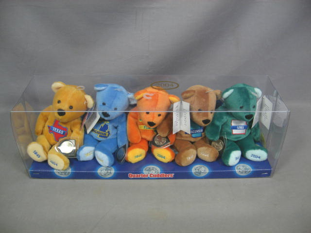 50 State Quarter Cuddlers Mary Meyer Bears Complete Set 6