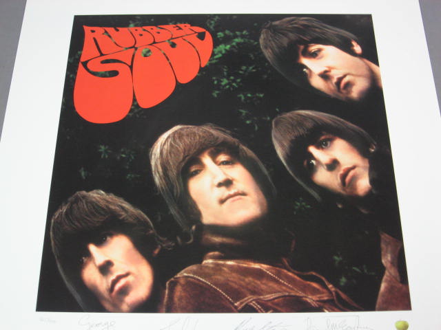 The Beatles Rubber Soul Album Art Collection Lithograph 1
