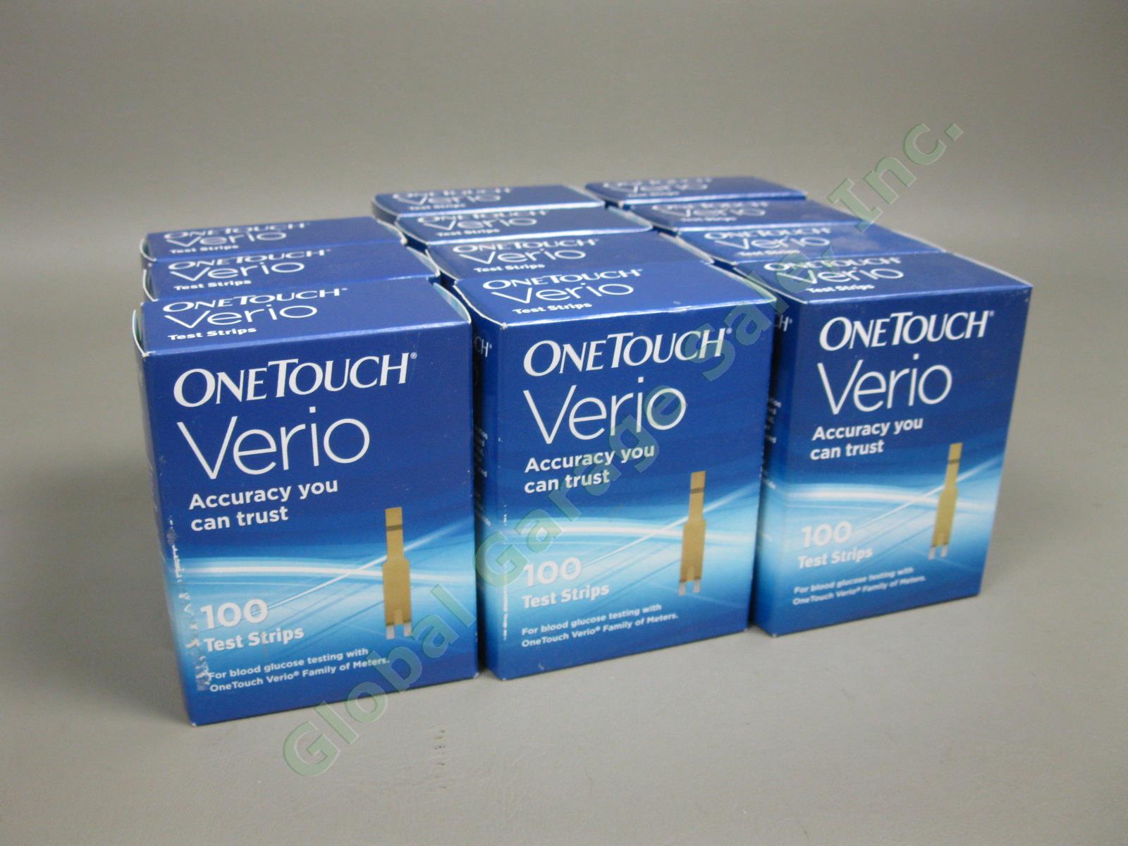 1100 NEW OneTouch Verio Diabetic Glucose Test Strips Sealed Lot Exp 2018-2019 NR