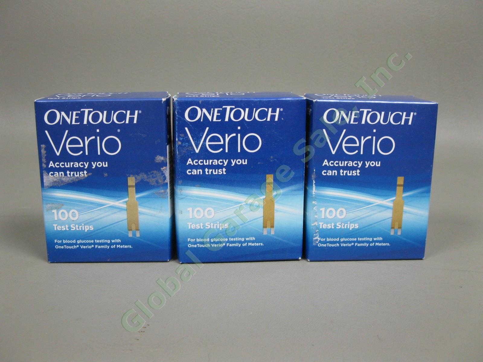 1100 NEW OneTouch Verio Diabetic Glucose Test Strips Sealed Lot Exp 2018-2019 NR 1