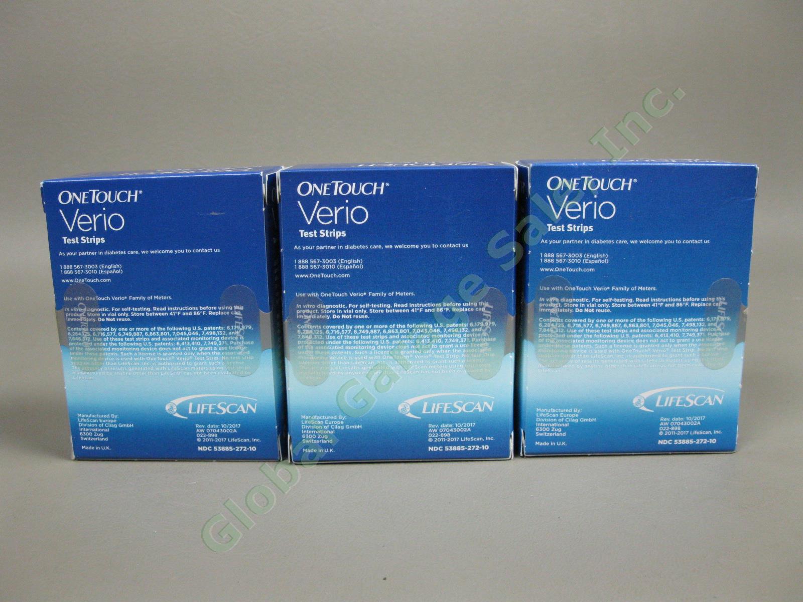 800 Count NEW 2020-2021 OneTouch Verio Diabetic Glucose Test Strips Sealed Lot 8