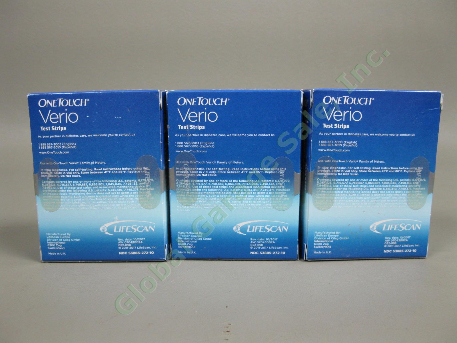 800 Count NEW 2020-2021 OneTouch Verio Diabetic Glucose Test Strips Sealed Lot 12