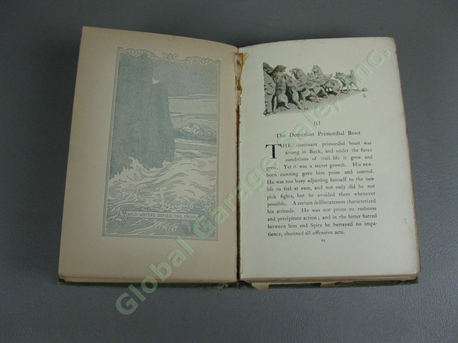 The Call of the Wild Jack London July 1903 1st Edition 2nd Printing HC Book NR 7