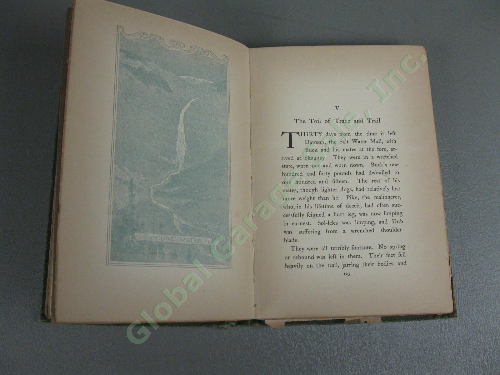 The Call of the Wild Jack London July 1903 1st Edition 2nd Printing HC Book NR 8