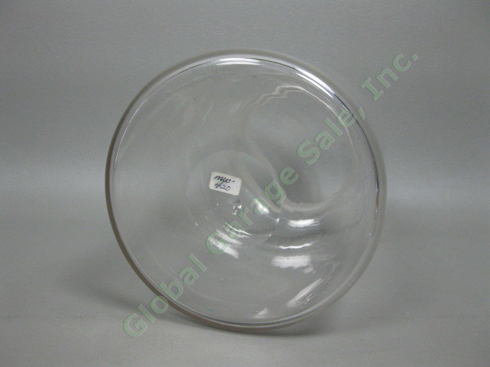 RARE Louis Agassiz 1871 Harvard Flint Glass Specimen Jar COA New England Co NR 6
