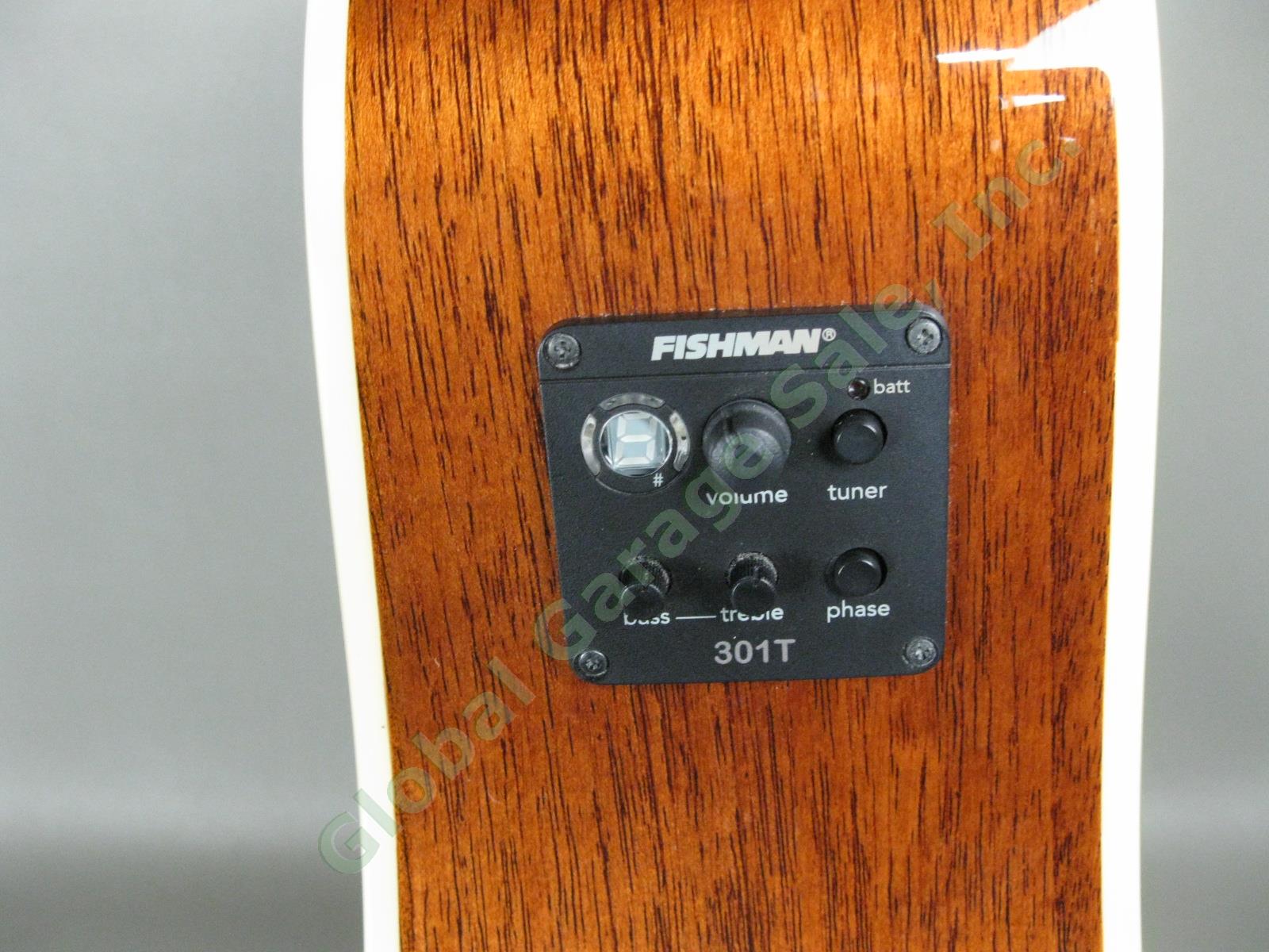 Washburn WD-10SCE Acoustic Electric Cutaway Guitar w/Case + Fishman 301T MINT! 9