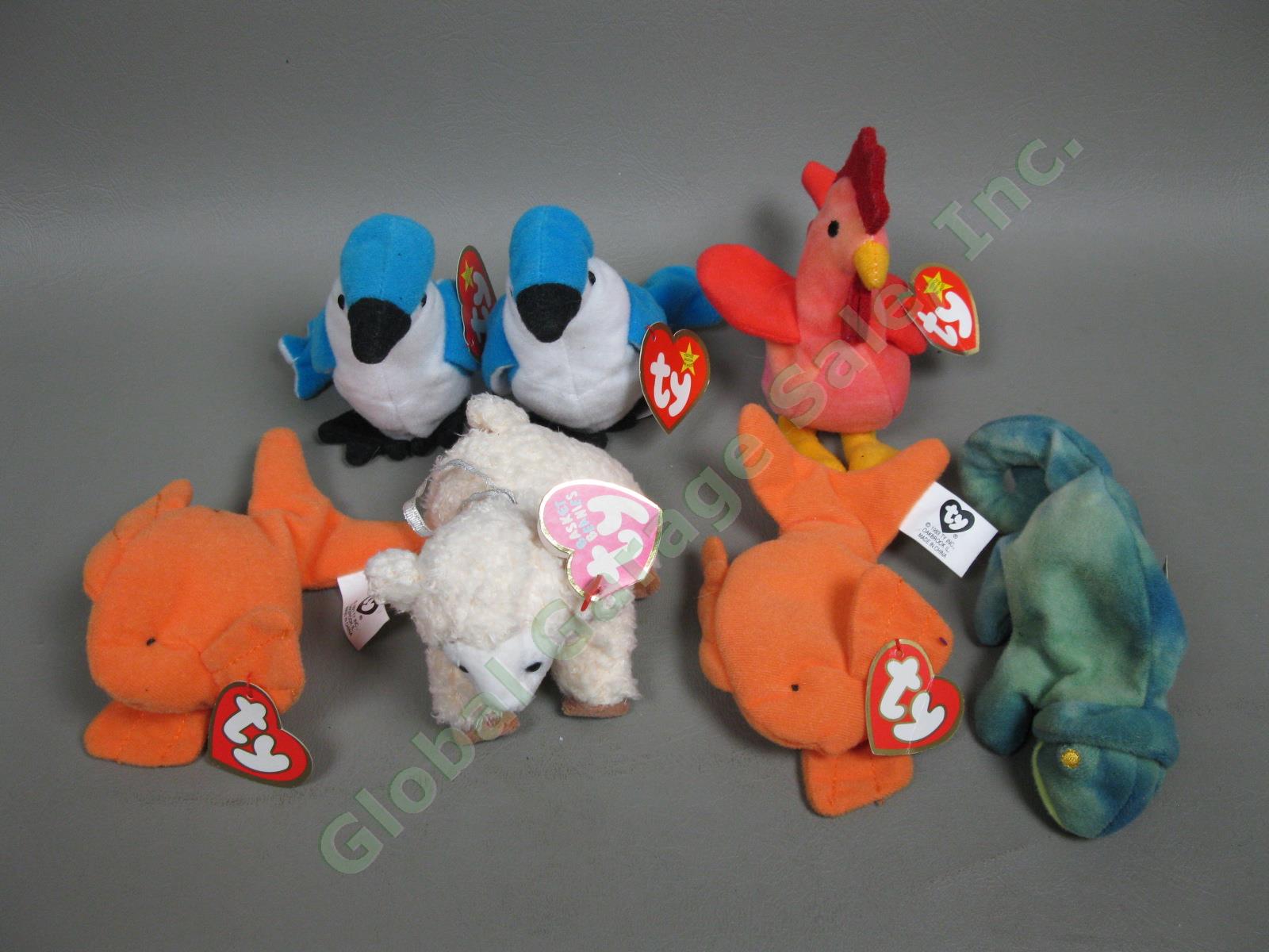 120 Beanie Baby Collection 28lb Red Stamp Tush Tag PVC Errors Princess Di No Res 9