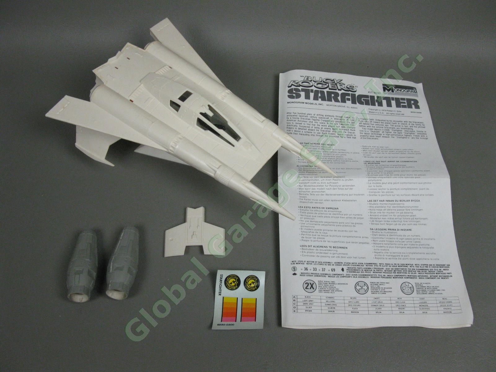 1970s Buck Rogers Marauder & Starfighter Plastic Model Kits Monogram #6030/6031 1