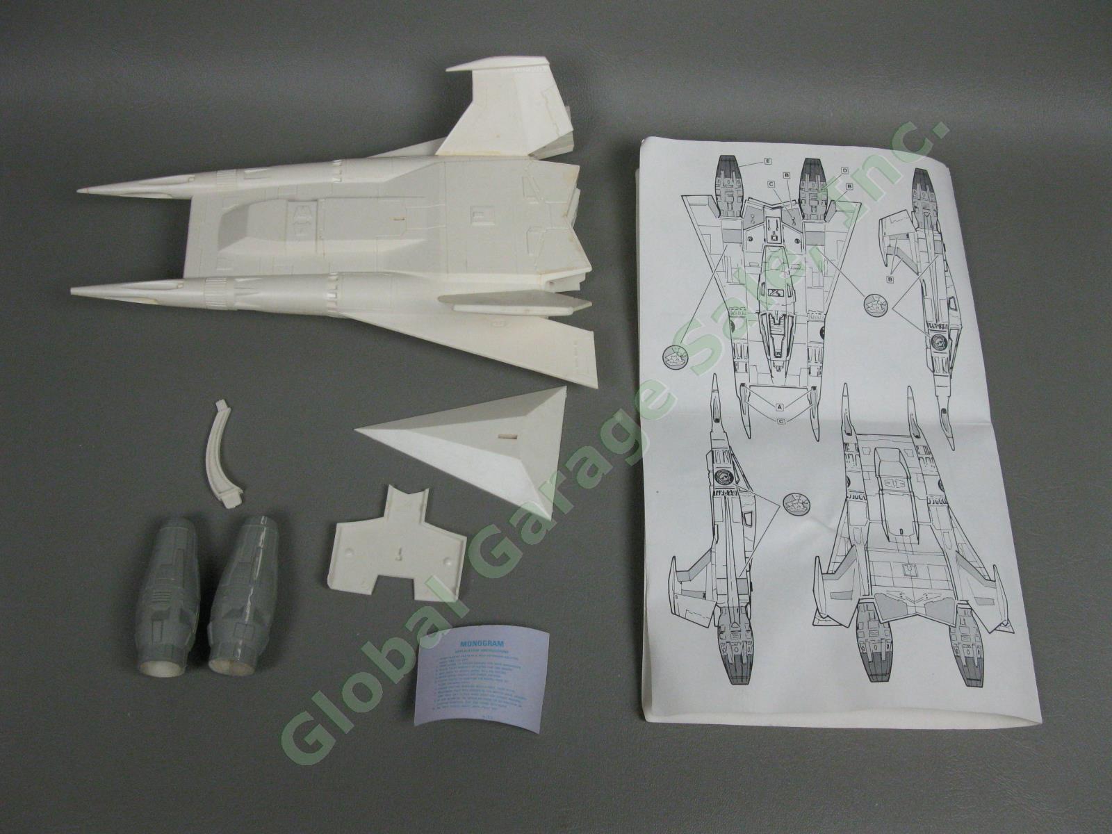 1970s Buck Rogers Marauder & Starfighter Plastic Model Kits Monogram #6030/6031 2