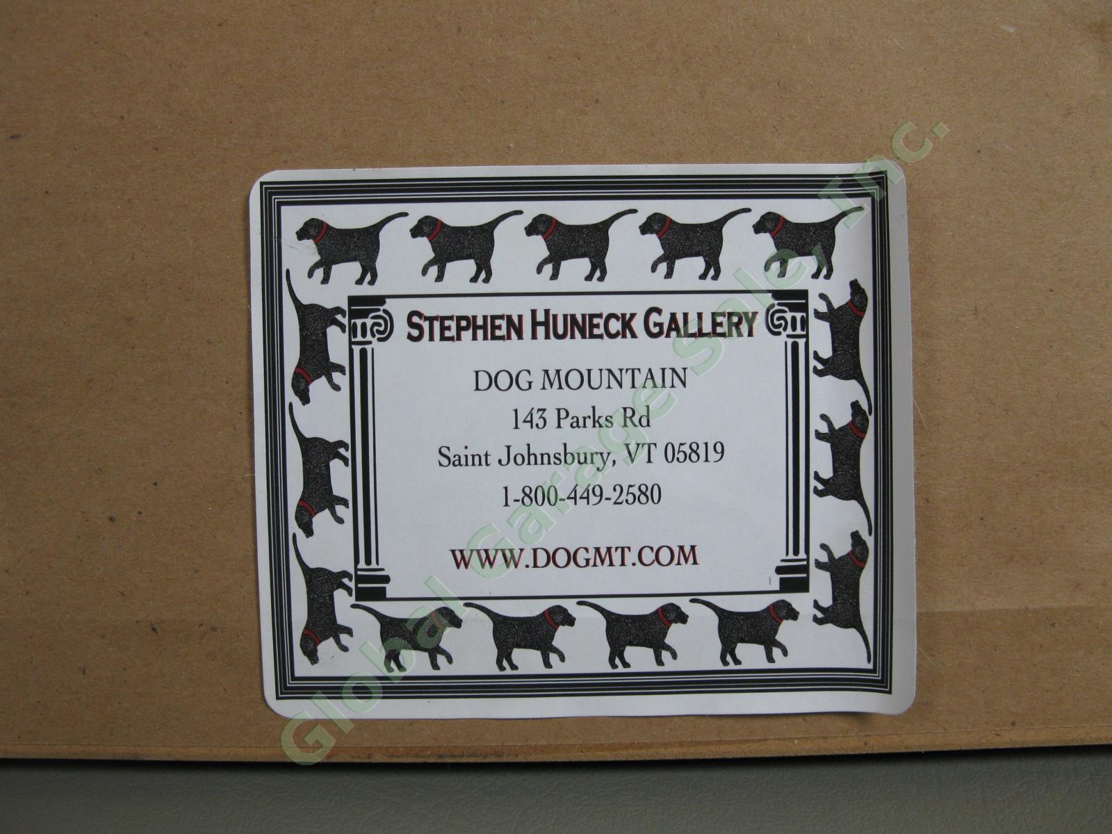 Stephen Huneck SIGNED She Sings a Lovely Song 55/500 Ltd Ed Dog Woodcut Print 6