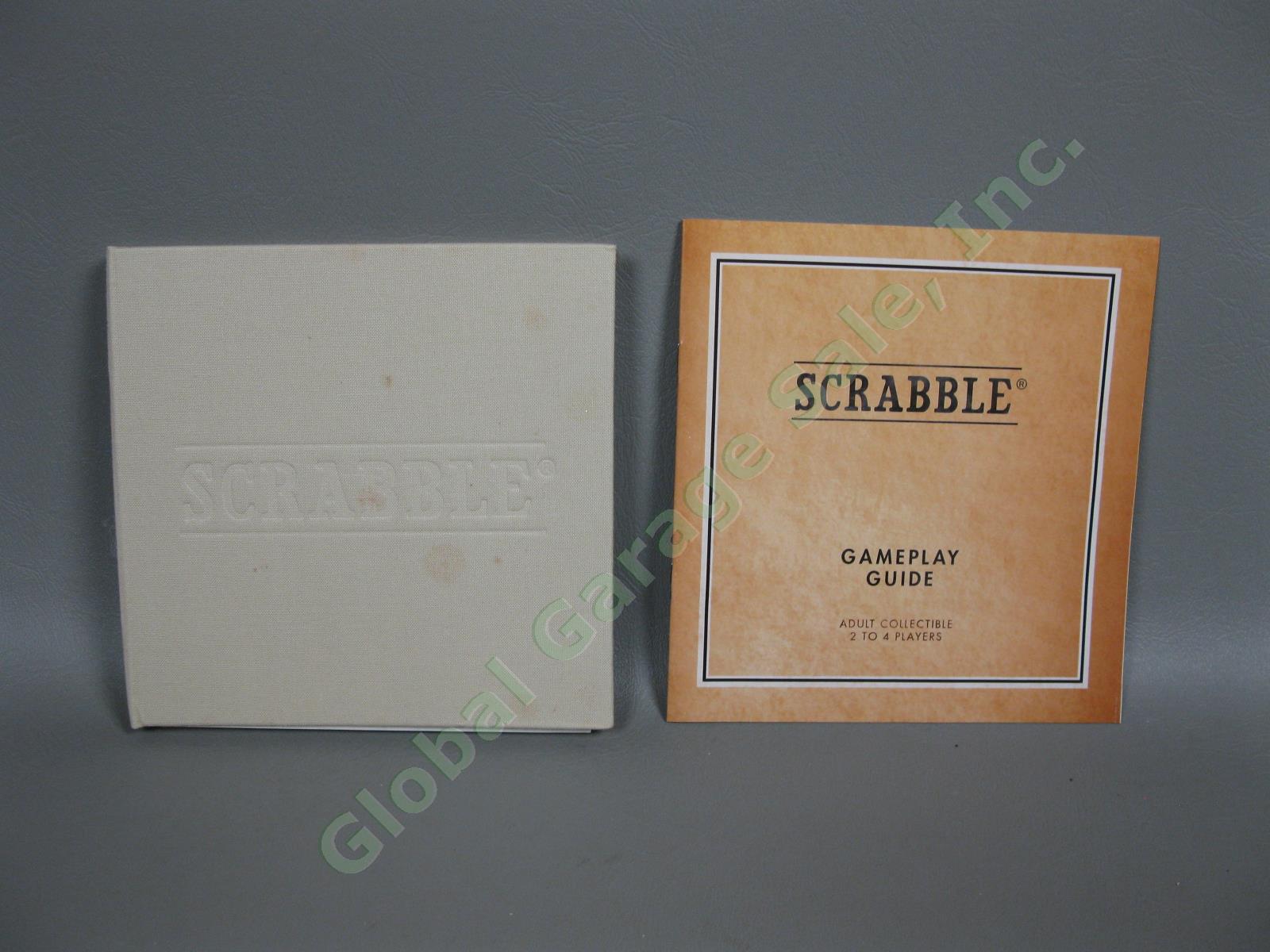 EXTRA LARGE Restoration Hardware Deluxe Vintage Rotating Scrabble Board Game NR 6