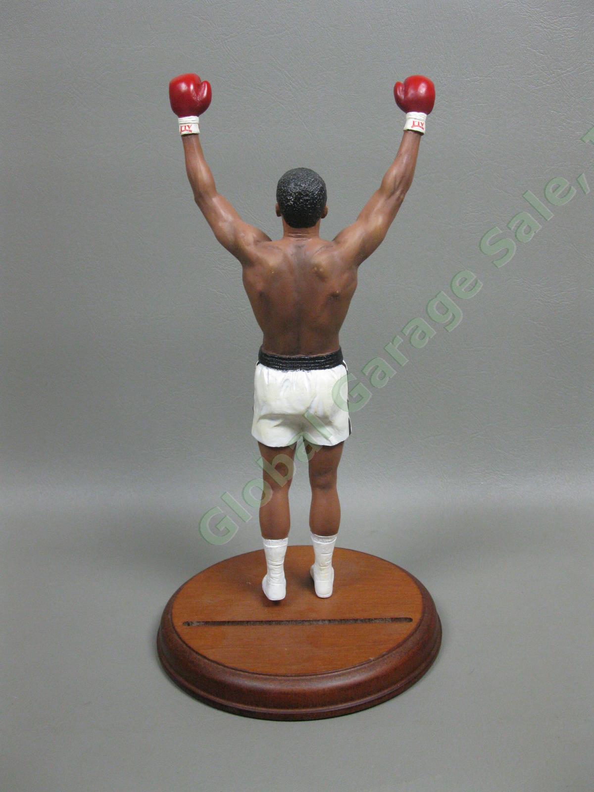 Muhammad Ali The Greatest 2014 Danbury Mint Boxing Figurine Glass Panel #2109 NR 5