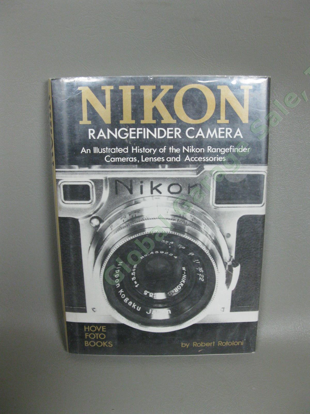 VTG Nikon Film Camera Books Manuals & Rangefinder Illustrated History SIGNED NR 1